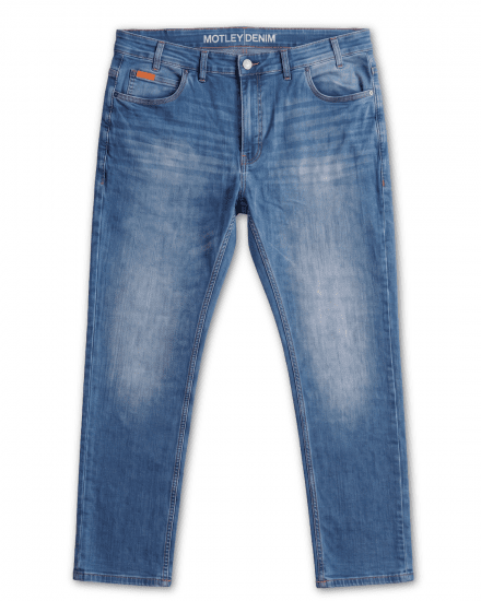 Motley Denim Soho 5-Pocket Jeans Blue Wash - Džinsai ir kelnės - Džinsai ir Kelnės - W40-W70
