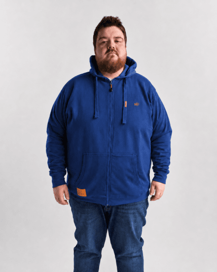 Motley Denim Copenhagen Hoodie Royal Blue - Megztiniai ir džemperiai - Megztiniai ir Džemperiai - 2XL-14XL