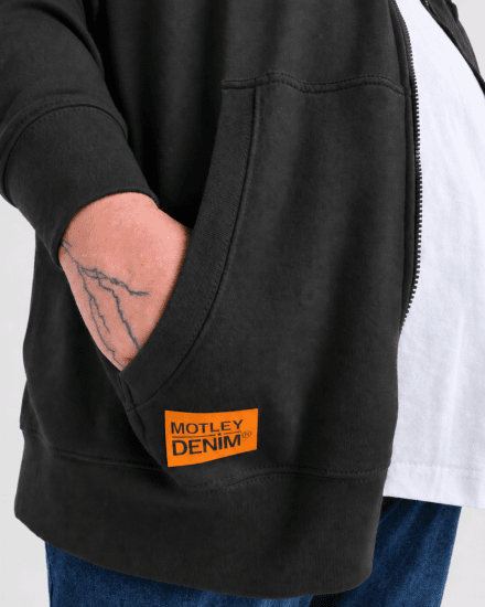 Motley Denim Copenhagen Hoodie Charcoal - Megztiniai ir džemperiai - Megztiniai ir Džemperiai - 2XL-14XL
