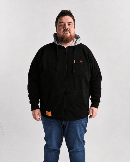 Motley Denim Copenhagen Hoodie Black - Megztiniai ir džemperiai - Megztiniai ir Džemperiai - 2XL-14XL
