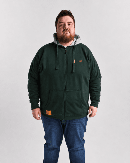 Motley Denim Copenhagen Hoodie Racing Green - Megztiniai ir džemperiai - Megztiniai ir Džemperiai - 2XL-14XL