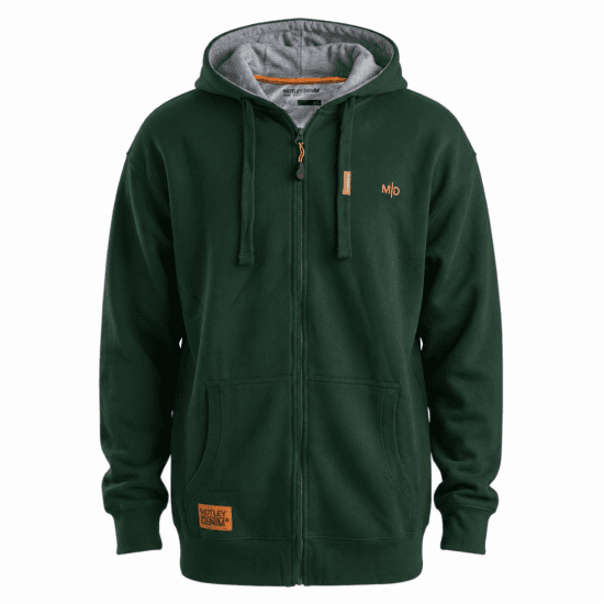 Motley Denim Copenhagen Hoodie Racing Green - Megztiniai ir džemperiai - Megztiniai ir Džemperiai - 2XL-14XL