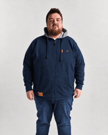 Motley Denim Copenhagen Hoodie Dark Indigo - Megztiniai ir džemperiai - Megztiniai ir Džemperiai - 2XL-14XL