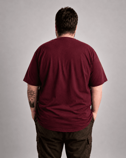 Motley Denim Milan Marškinėliai Raudona - Marškinėliai - Marškinėliai - 2XL-14XL
