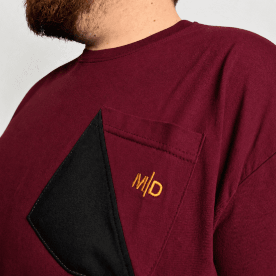Motley Denim Milan Marškinėliai Raudona - Marškinėliai - Marškinėliai - 2XL-14XL
