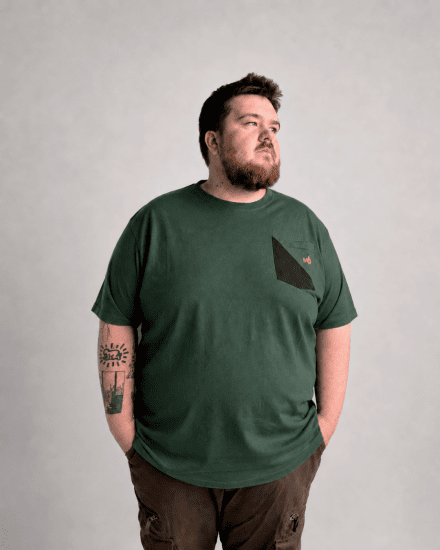 Motley Denim Milan Marškinėliai Racing žalia - Marškinėliai - Marškinėliai - 2XL-14XL
