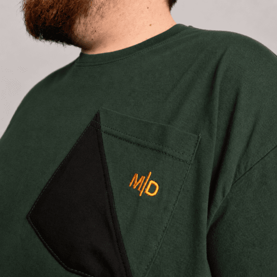 Motley Denim Milan Marškinėliai Racing žalia - Marškinėliai - Marškinėliai - 2XL-14XL