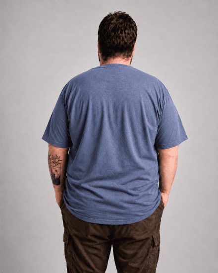 Motley Denim Milan Marškinėliai Šviesus indigo - Marškinėliai - Marškinėliai - 2XL-14XL