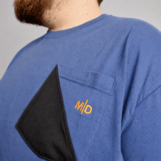 Motley Denim Milan Marškinėliai Šviesus indigo - Marškinėliai - Marškinėliai - 2XL-14XL