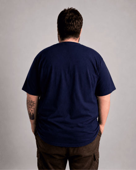 Motley Denim Milan Marškinėliai Tamsiai mėlyna - Marškinėliai - Marškinėliai - 2XL-14XL