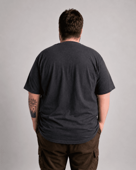 Motley Denim Milan Marškinėliai Tamsiai pilka - Marškinėliai - Marškinėliai - 2XL-14XL