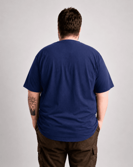 Motley Denim Milan Marškinėliai Tamsus indigo - Marškinėliai - Marškinėliai - 2XL-14XL