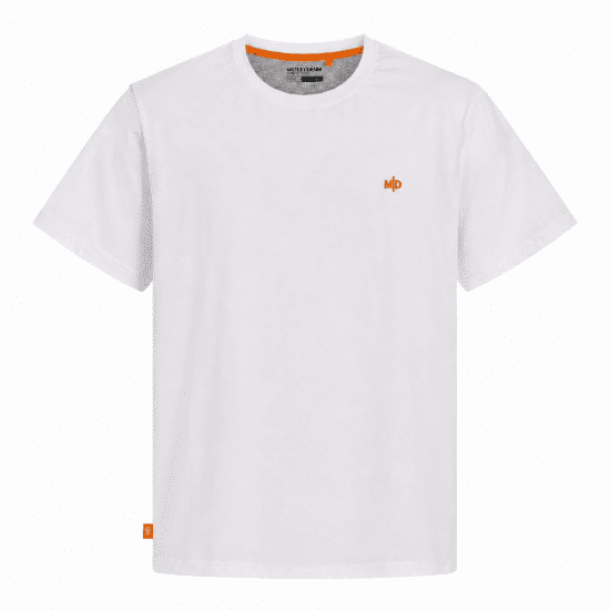Motley Denim Stockholm T-shirt White - Marškinėliai - Marškinėliai - 2XL-14XL