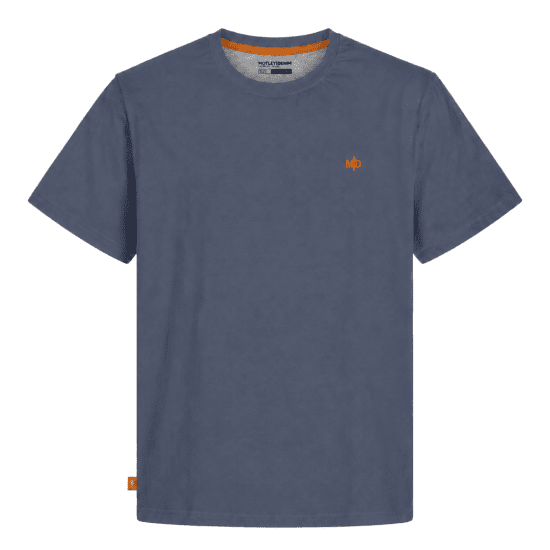 Motley Denim Stockholm T-shirt Light Indigo - Marškinėliai - Marškinėliai - 2XL-14XL