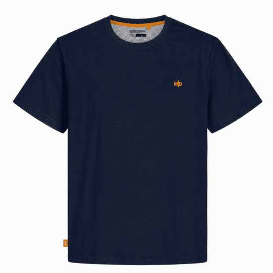 Motley Denim Stockholm T-shirt Navy - Marškinėliai - Marškinėliai - 2XL-14XL