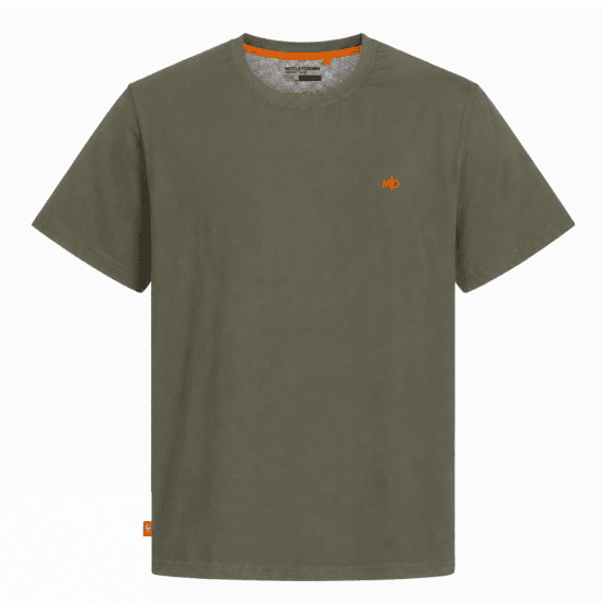 Motley Denim Stockholm T-shirt Dark Khaki - Marškinėliai - Marškinėliai - 2XL-14XL