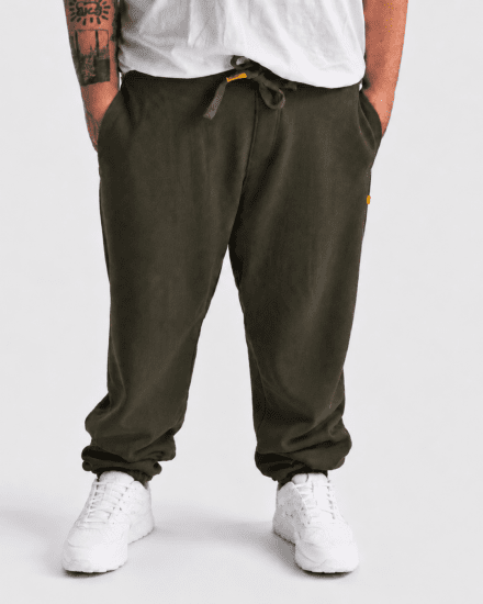 Motley Denim Berlin Sweatpants Dark Khaki - Laisvalaikio kelnės ir šortai - Laisvalaikio Kelnės ir Šortai - 2XL-12XL