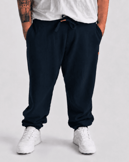 Motley Denim Berlin Sweatpants Navy - Laisvalaikio kelnės ir šortai - Laisvalaikio Kelnės ir Šortai - 2XL-12XL