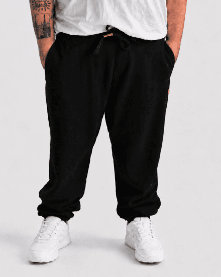 Motley Denim Berlin Sweatpants Black - Laisvalaikio kelnės ir šortai - Laisvalaikio Kelnės ir Šortai - 2XL-12XL