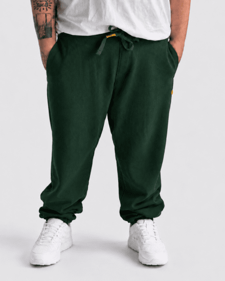 Motley Denim Berlin Sweatpants Racing Green - Laisvalaikio kelnės ir šortai - Laisvalaikio Kelnės ir Šortai - 2XL-12XL