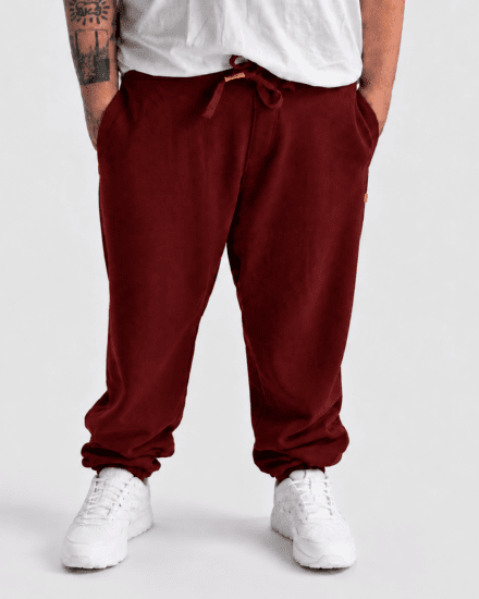 Motley Denim Berlin Sweatpants Red - Laisvalaikio kelnės ir šortai - Laisvalaikio Kelnės ir Šortai - 2XL-12XL