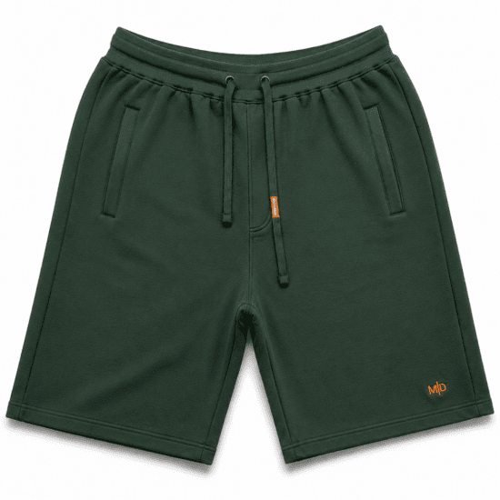 Motley Denim Paris Sweatshorts Racing Green - Laisvalaikio kelnės ir šortai - Laisvalaikio Kelnės ir Šortai - 2XL-12XL