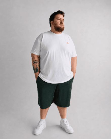 Motley Denim Paris Sweatshorts Racing Green - Laisvalaikio kelnės ir šortai - Laisvalaikio Kelnės ir Šortai - 2XL-12XL