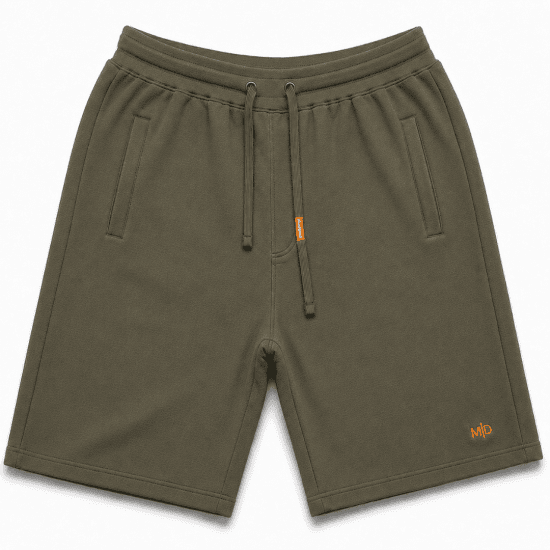 Motley Denim Paris Sweatshorts Dark Khaki - Laisvalaikio kelnės ir šortai - Laisvalaikio Kelnės ir Šortai - 2XL-12XL