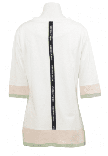 Nora Mikken ANNELI T-Shirt White - Marškinėliai - 