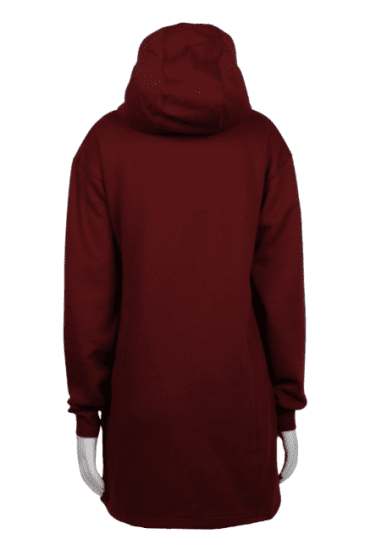 Nora Mikken KRISTINA Long Hoodie Burgundy - Megztiniai ir džemperiai - 