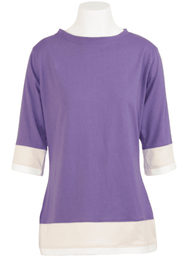 Nora Mikken ANNELI T-Shirt Purple - Marškinėliai - 