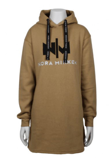 Nora Mikken KADRI Long Hoodie Camel - Megztiniai ir džemperiai - 