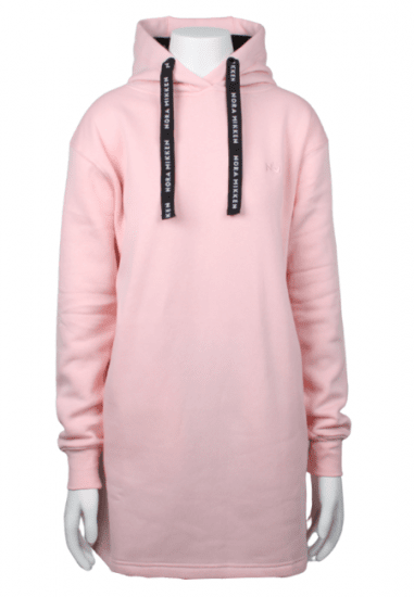 Nora Mikken KRISTINA Long Hoodie Pink - Megztiniai ir džemperiai - 