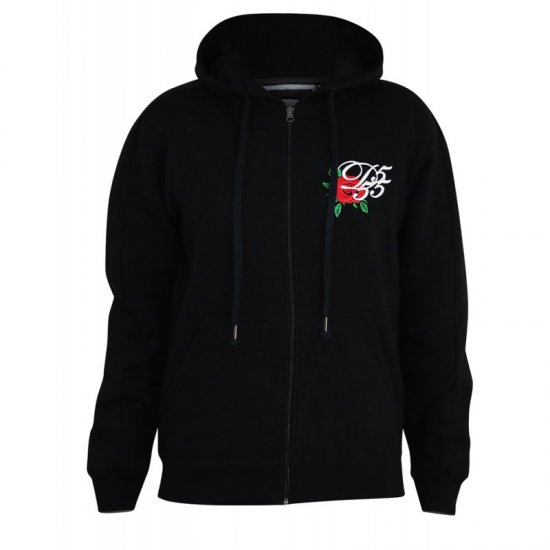 D555 Verlin Couture Full Zip Hoodie Black - Megztiniai ir džemperiai - Megztiniai ir Džemperiai - 2XL-14XL