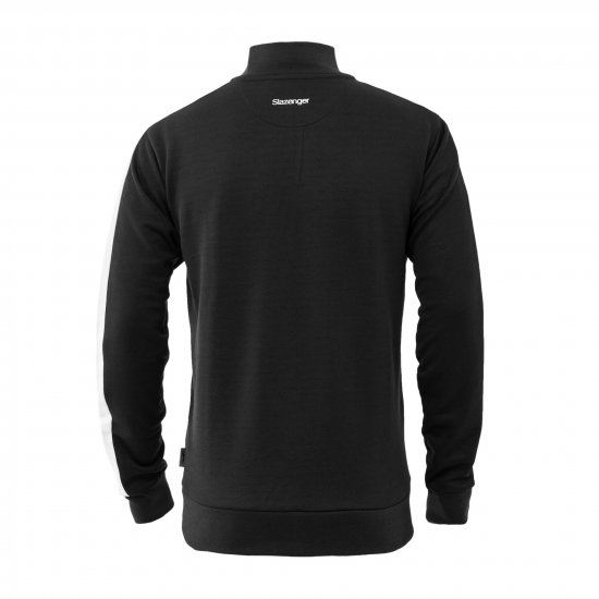 Slazenger Vince track Jacket Black - Megztiniai ir džemperiai - Megztiniai ir Džemperiai - 2XL-14XL