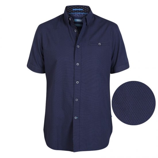 D555 Wesson Shirt Navy - Marškiniai - Marškiniai - 2XL-8XL