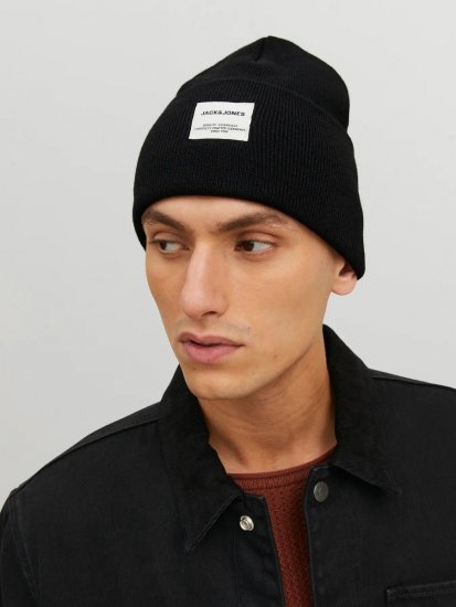 Jack & Jones Long Knit Kepurė Juoda - Kepurės - 