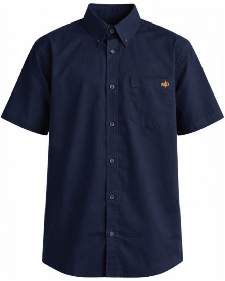 Motley Denim Zagreb Marškiniai trumpomis rankovėmis Tamsiai mėlyna - Marškiniai - Marškiniai - 2XL-8XL