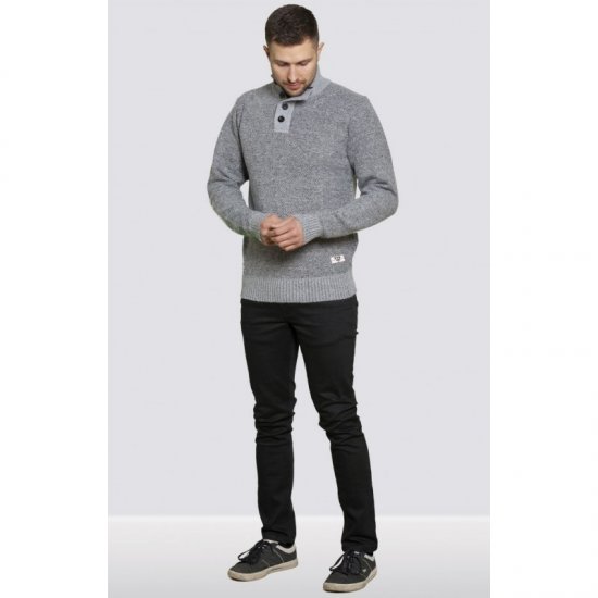 D555 Zane Sweater Grey - Megztiniai ir džemperiai - Megztiniai ir Džemperiai - 2XL-14XL